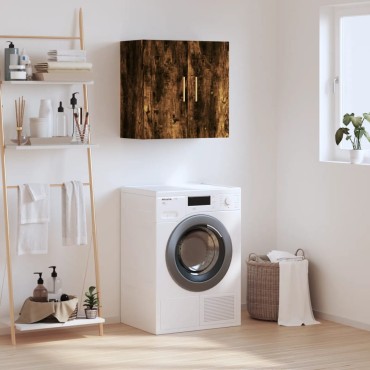vidaXL Ντουλάπι Τοίχου Καπνιστή Δρυς 60x31x60cm Επεξεργασμένο Ξύλο 1 τεμ.