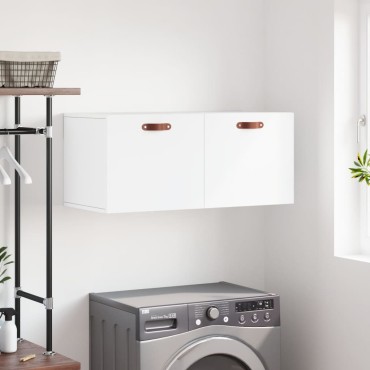 vidaXL Ντουλάπι Τοίχου Λευκό 80x36,5x35cm από Επεξεργασμένο Ξύλο 1 τεμ.