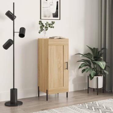 vidaXL Ντουλάπι Sonoma Δρυς 34,5x34x90cm από Επεξεργασμένο Ξύλο 1 τεμ.