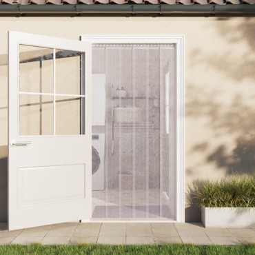 vidaXL Λωριδοκουρτίνα Διαφανής 10 μ. 300 χιλ.x2,6 χιλ. από PVC