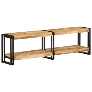 vidaXL Έπιπλο Τηλεόρασης 140x30x40cm από Μασίφ Ξύλο Μάνγκο