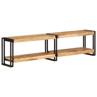 vidaXL Έπιπλο Τηλεόρασης 160x30x40cm από Μασίφ Ξύλο Μάνγκο