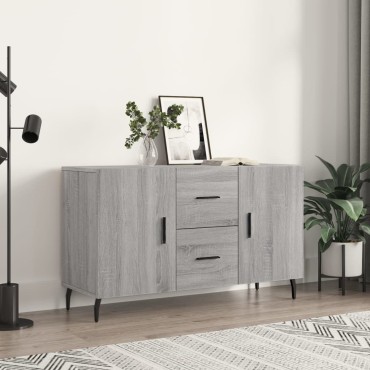vidaXL Μπουφές Γκρι Sonoma 100x36x60cm από Επεξεργασμένο Ξύλο 1 τεμ.