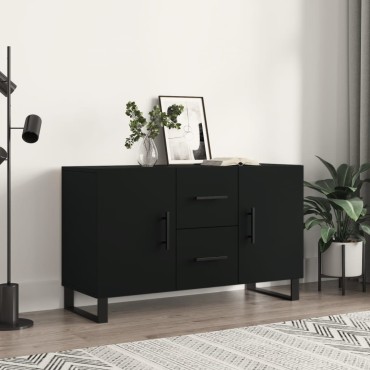 vidaXL Ντουλάπι Μαύρο 100x36x60cm από Επεξεργασμένο Ξύλο 1 τεμ.