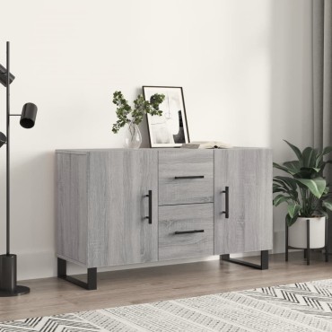vidaXL Μπουφές Γκρι Sonoma 100x36x60cm από Επεξεργασμένο Ξύλο 1 τεμ.