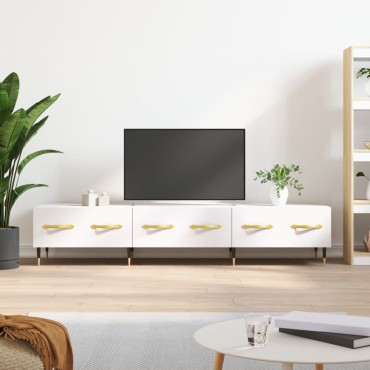 vidaXL Έπιπλο Τηλεόρασης Λευκό 150x36x30cm Επεξεργασμένο Ξύλο