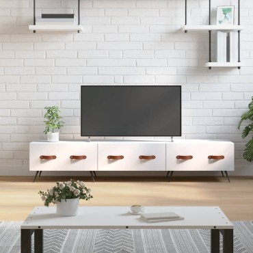 vidaXL Έπιπλο Τηλεόρασης Λευκό 150x36x30cm Επεξεργασμένο Ξύλο