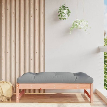 vidaXL Υποπόδιο Κήπου 120x80cm από Μασίφ Ξύλο Ψευδοτσούγκας 1 τεμ. Γωνιακός