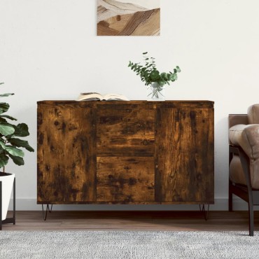 vidaXL Ντουλάπι Καπνιστή Δρυς 104x35x70cm από Επεξεργασμένο Ξύλο 1 τεμ.