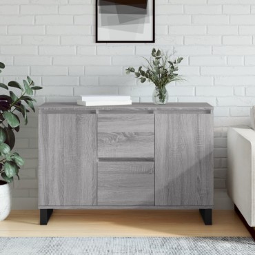 vidaXL Μπουφές Γκρι Sonoma 104x35x70cm από Επεξεργασμένο Ξύλο 1 τεμ.