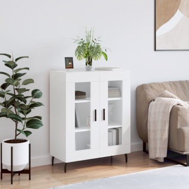 vidaXL Ντουλάπι Λευκό 69,5x34x90cm από Επεξεργασμένο Ξύλο 1 τεμ.