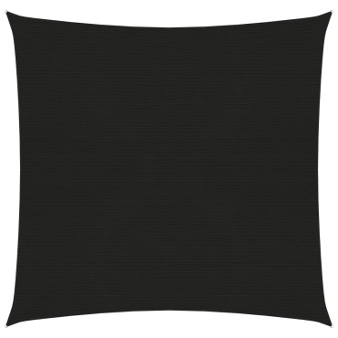 vidaXL Πανί Σκίασης Μαύρο 2 x 2 μ. από HDPE 160 γρ./μ²