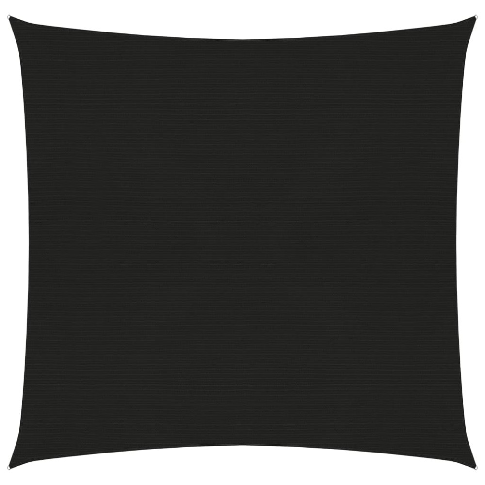 vidaXL Πανί Σκίασης Μαύρο 4,5 x 4,5 μ. από HDPE 160 γρ./μ²