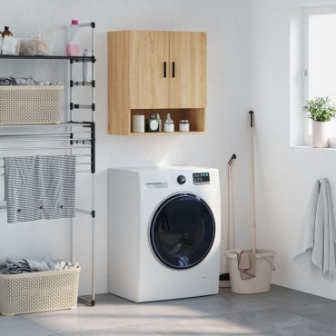 vidaXL Ντουλάπι Τοίχου Sonoma Δρυς 60x31x70cm Επεξεργασμένο Ξύλο 1 τεμ.