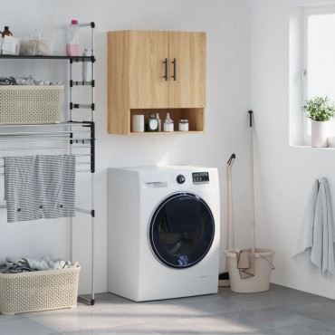 vidaXL Ντουλάπι Τοίχου Sonoma Δρυς 60x31x70cm Επεξεργασμένο Ξύλο 1 τεμ.