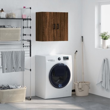 vidaXL Ντουλάπι Τοίχου Καφέ Δρυς 60x31x60cm Επεξεργασμένο Ξύλο 1 τεμ.