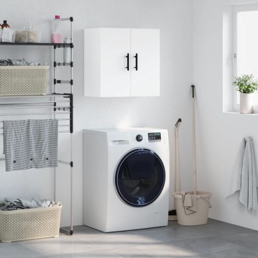vidaXL Ντουλάπι Τοίχου Λευκό 60x31x60cm από Επεξεργασμένο Ξύλο 1 τεμ.