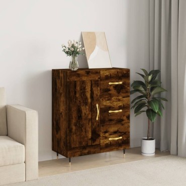 vidaXL Ντουλάπι Καπνιστή Δρυς 69,5x34x90cm Επεξεργασμένο Ξύλο 1 τεμ.