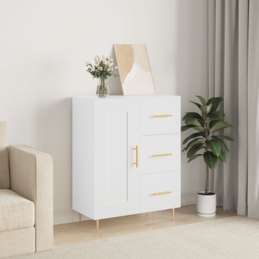 vidaXL Ντουλάπι Λευκό 69,5x34x90cm από Επεξεργασμένο Ξύλο 1 τεμ.