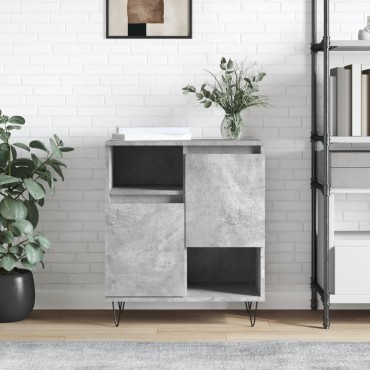 vidaXL Ντουλάπι Γκρι Σκυροδέματος 60x35x70cm Επεξεργασμένο Ξύλο 1 τεμ.