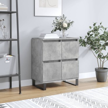 vidaXL Ντουλάπι Γκρι Σκυροδέματος 60x35x70cm Επεξεργασμένο Ξύλο 1 τεμ.
