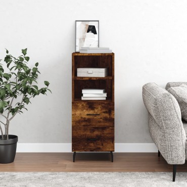 vidaXL Ντουλάπι Καπνιστή Δρυς 34,5x34x90cm Επεξεργασμένο Ξύλο 1 τεμ.