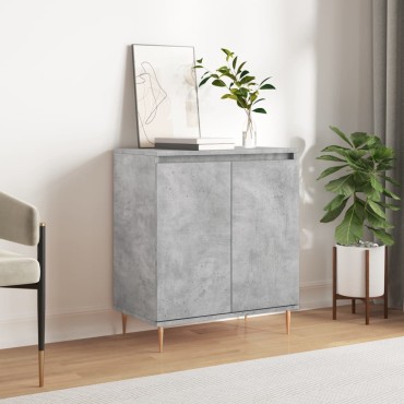 vidaXL Ντουλάπι Γκρι Σκυροδέματος 60x35x70cm Επεξεργασμένο Ξύλο 1 τεμ.