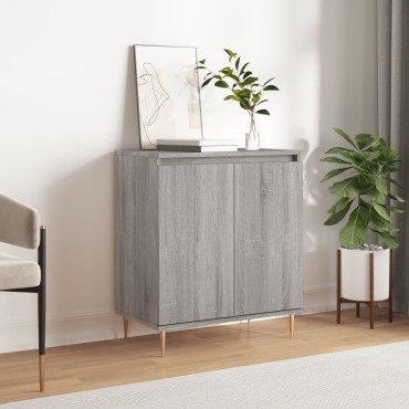 vidaXL Ντουλάπι Γκρι Sonoma 60x35x70cm από Επεξεργασμένο Ξύλο 1 τεμ.