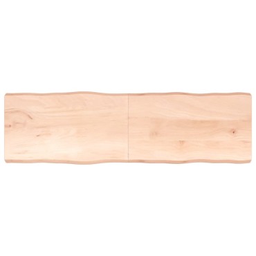 vidaXL Επιφάνεια Τραπεζιού 200x60x(2-6)cm Ακατέργαστο Μασίφ Ξύλο 1 τεμ.