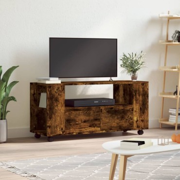 vidaXL Έπιπλο Τηλεόρασης Καπνιστή Δρυς 102x34,5x43cm Επεξ. Ξύλο