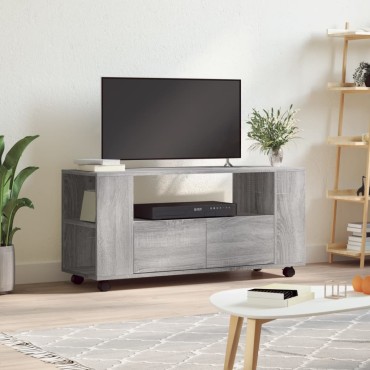 vidaXL Έπιπλο Τηλεόρασης Γκρι Sonoma 102x34,5x43cm από Επεξεργ. Ξύλο