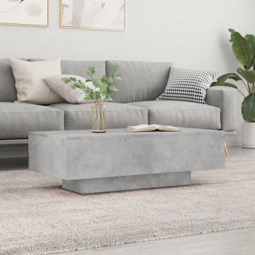 vidaXL Τραπεζάκι Σαλονιού Γκρι Σκυρ. 100x49,5x31cm Επεξεργ. Ξύλο 1 τεμ.