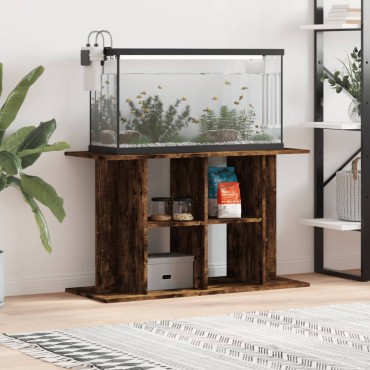 vidaXL Βάση Ενυδρείου Καπνιστή Δρυς 100x40x60 εκ. Επεξεργασμένο Ξύλο