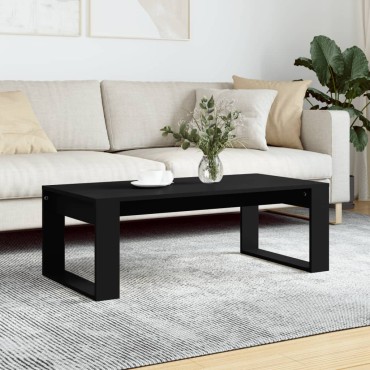 vidaXL Τραπεζάκι Σαλονιού Μαύρο 102x50x35cm από Επεξεργ. Ξύλο 1 τεμ.