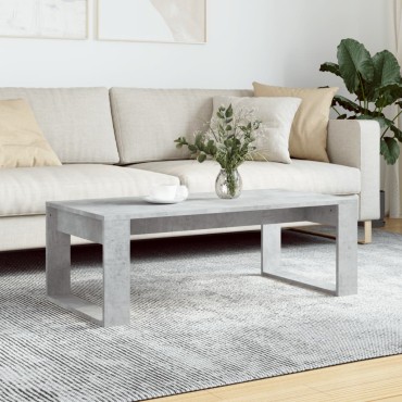 vidaXL Τραπεζάκι Σαλονιού Γκρι Σκυρ. 102x50x35cm Επεξεργ. Ξύλο 1 τεμ.