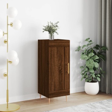 vidaXL Ντουλάπι Καφέ Δρυς 34,5x34x90cm Επεξεργασμένο Ξύλο 1 τεμ.