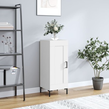 vidaXL Ντουλάπι Λευκό 34,5x34x90cm από Επεξεργασμένο Ξύλο 1 τεμ.