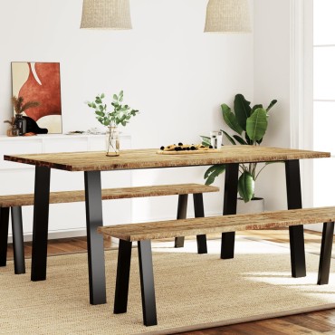 vidaXL Τραπεζαρία 150x90x75cm από Μασίφ Ξύλο Ακακίας 1 τεμ.
