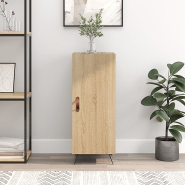 vidaXL Ντουλάπι Sonoma Δρυς 34,5x34x90cm από Επεξεργασμένο Ξύλο 1 τεμ.