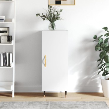 vidaXL Ντουλάπι Λευκό 34,5x34x90cm από Επεξεργασμένο Ξύλο 1 τεμ.