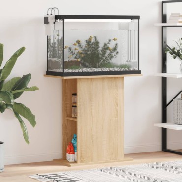 vidaXL Βάση Ενυδρείου Sonoma Δρυς 75x36x72,5 εκ. Επεξεργασμένο Ξύλο