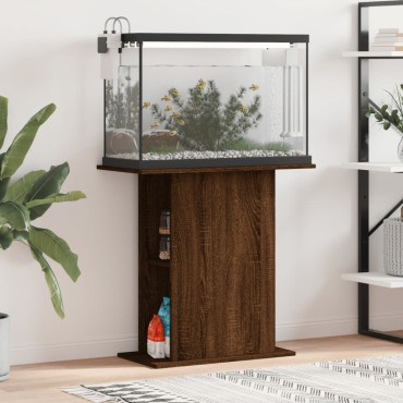 vidaXL Βάση Ενυδρείου Καφέ Δρυς 75x36x72,5 εκ. Επεξεργασμένο Ξύλο