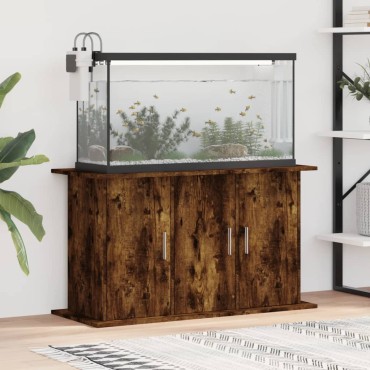 vidaXL Βάση Ενυδρείου Καπνιστή Δρυς 101x41x58 εκ. Επεξεργασμένο Ξύλο