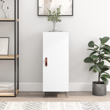 vidaXL Ντουλάπι Λευκό 34,5x34x90cm από Επεξεργασμένο Ξύλο 1 τεμ.