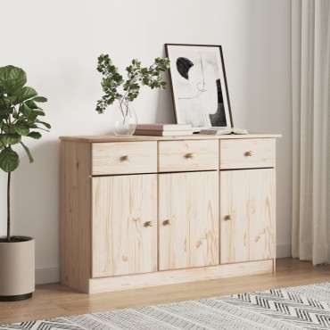 vidaXL Ντουλάπι ALTA 112x35x73cm από Μασίφ Ξύλο Πεύκου 1 τεμ.