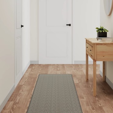 vidaXL Χαλί Διάδρομος Εμφάνιση Σιζάλ Ασημί 50x150cm