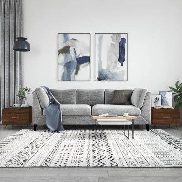 vidaXL Τραπεζάκια Σαλονιού 2 τεμ. Brown Oak 50x50x40cm Επεξ. Ξύλο