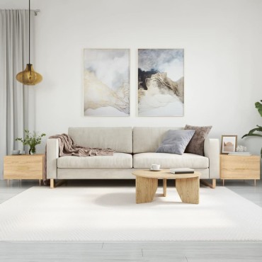 vidaXL Τραπεζάκια Σαλονιού 2 τεμ. Sonoma Δρυς 50x50x40cm Επεξ. Ξύλο