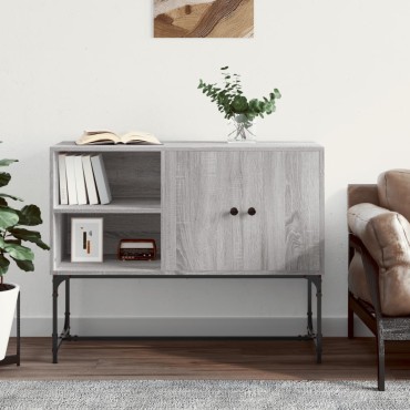 vidaXL Ντουλάπι Γκρι Sonoma 100x40x79,5cm από Επεξεργασμένο Ξύλο 1 τεμ.