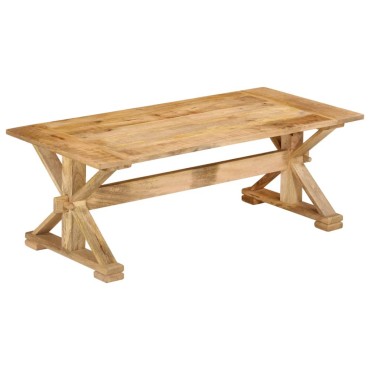 vidaXL Τραπεζάκι Σαλονιού 110x52x40cm από Μασίφ Ξύλο Μάνγκο 1 τεμ.